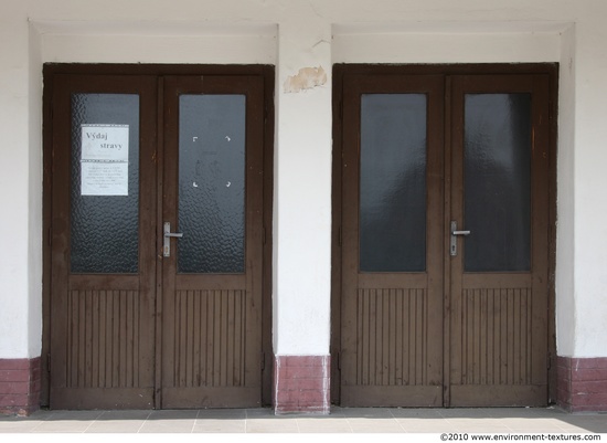 Double Wooden Doors