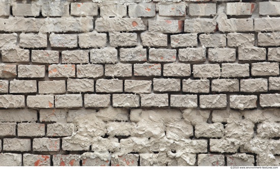 Wall Bricks Plastered