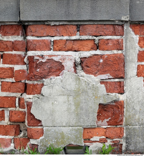 Wall Bricks Plastered