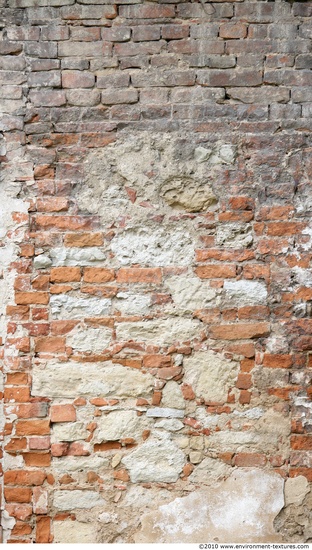 Wall Bricks Plastered