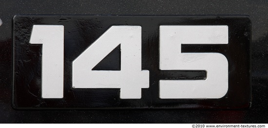 Letter and Numbers Sign