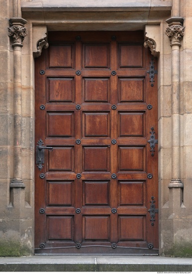 Single Old Wooden Doors