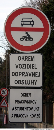 Prohibition Traffic Signs