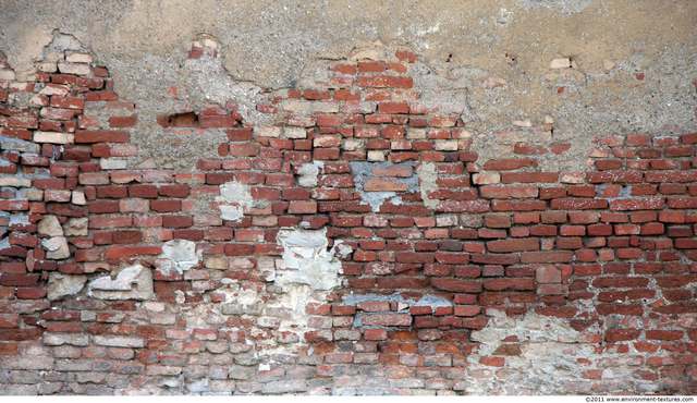 Wall Bricks Plastered