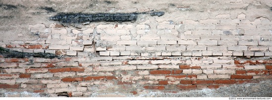 Wall Bricks Plastered