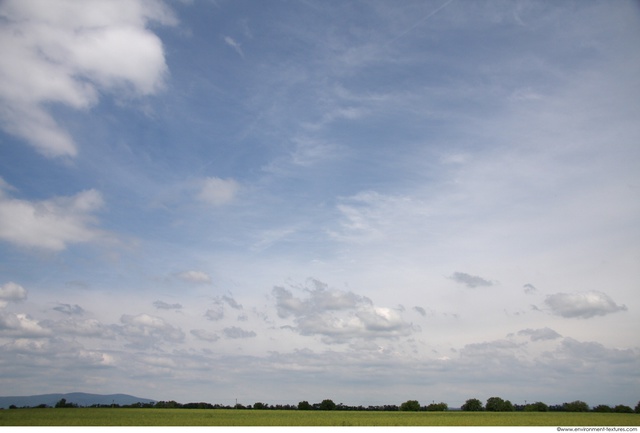 Blue Clouded Skies