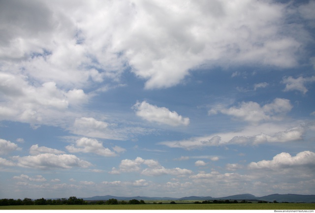 Blue Clouded Skies