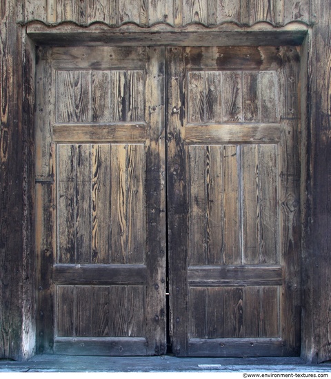 Double Wooden Doors