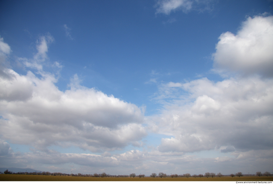 Blue Clouded Skies