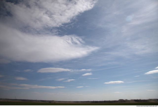 Blue Clouded Skies