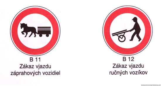 Prohibition Traffic Signs