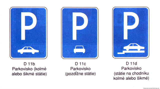 Parking Traffic Signs