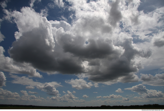 Blue Clouded Skies