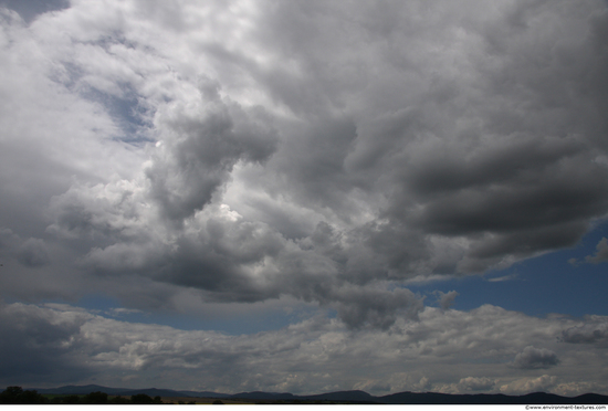 Blue Clouded Skies