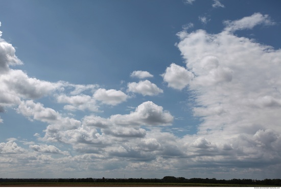 Blue Clouded Skies