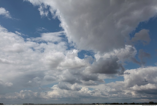 Blue Clouded Skies