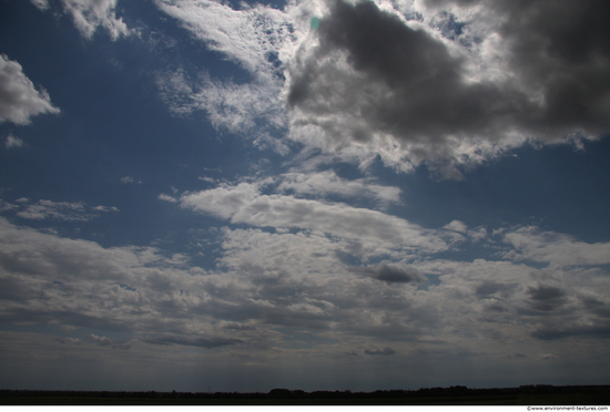 Blue Clouded Skies