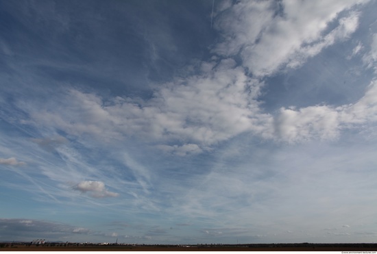 Blue Clouded Skies