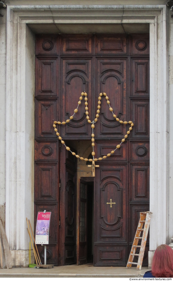 Ornate Wooden Doors