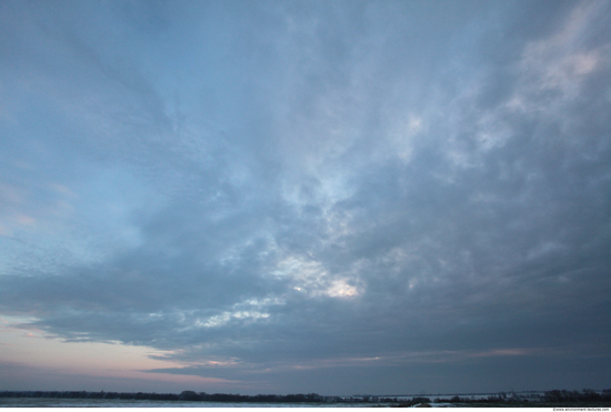 Blue Clouded Skies