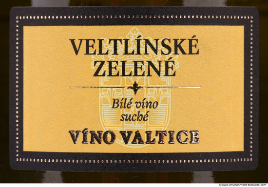 Photo Texture of Alcohol Label