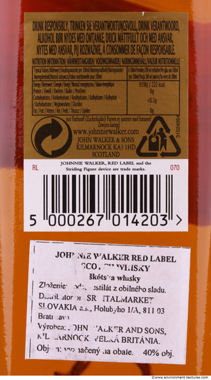 Photo Texture of Alcohol Label