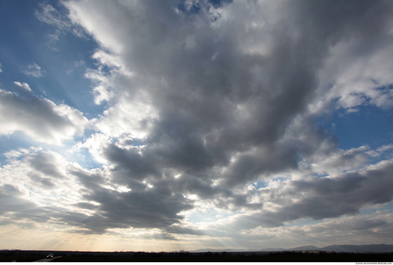 Blue Clouded Skies