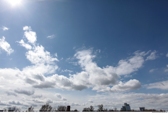 Blue Clouded Skies