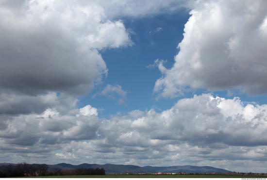 Blue Clouded Skies