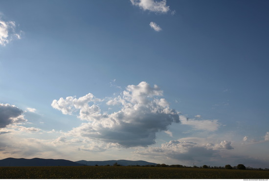 Blue Clouded Skies