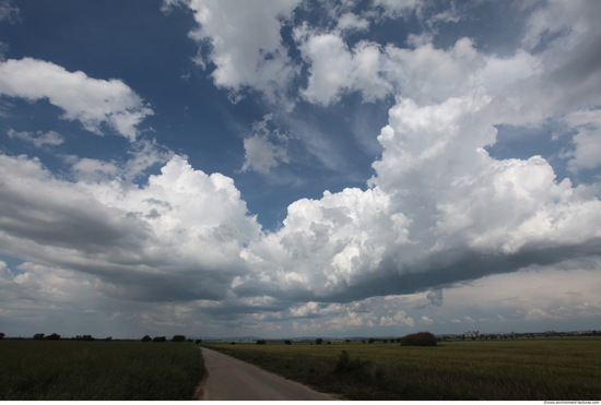 Blue Clouded Skies