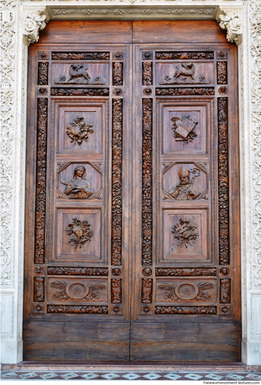 Ornate Wooden Doors