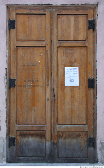 Double Wooden Doors