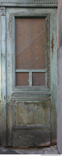 Single Old Wooden Doors