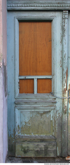 Single Old Wooden Doors