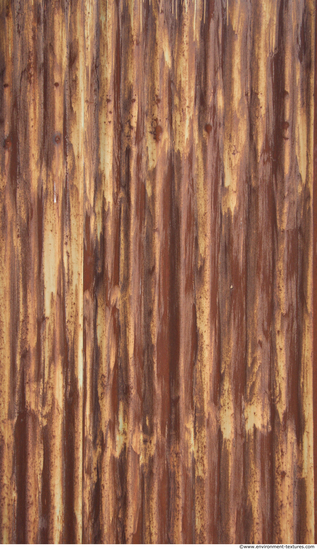 Rusted Corrugated Plates Metal