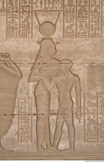 Egypt Dendera Hieroglyphics