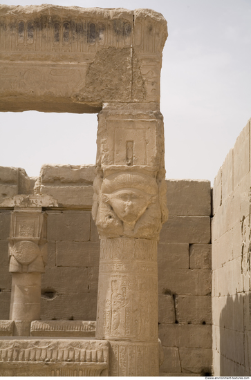 Egypt Dendera Pillars