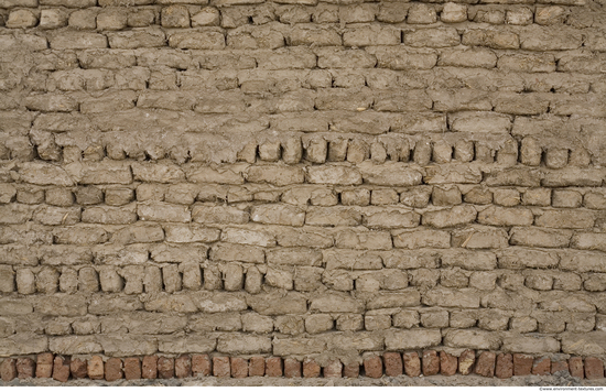 Wall Bricks Plastered