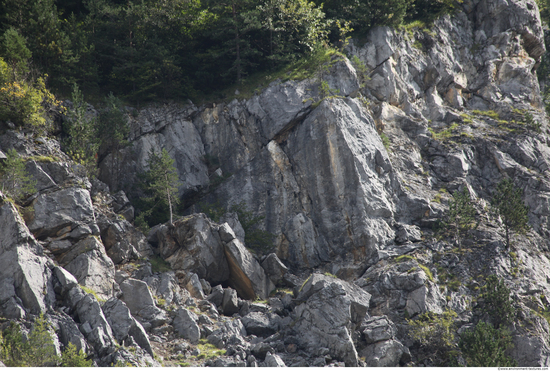 Cliffs Overgrown Rock