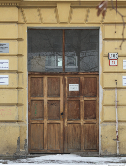 Double Wooden Doors