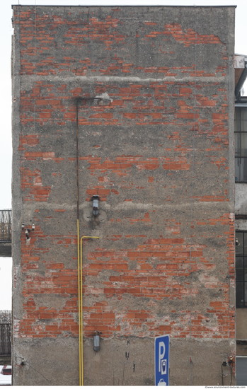 Wall Bricks Plastered