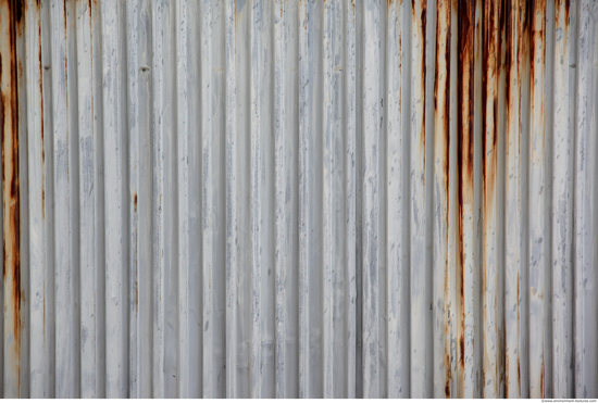 Rusted Corrugated Plates Metal