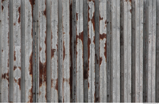 Rusted Corrugated Plates Metal