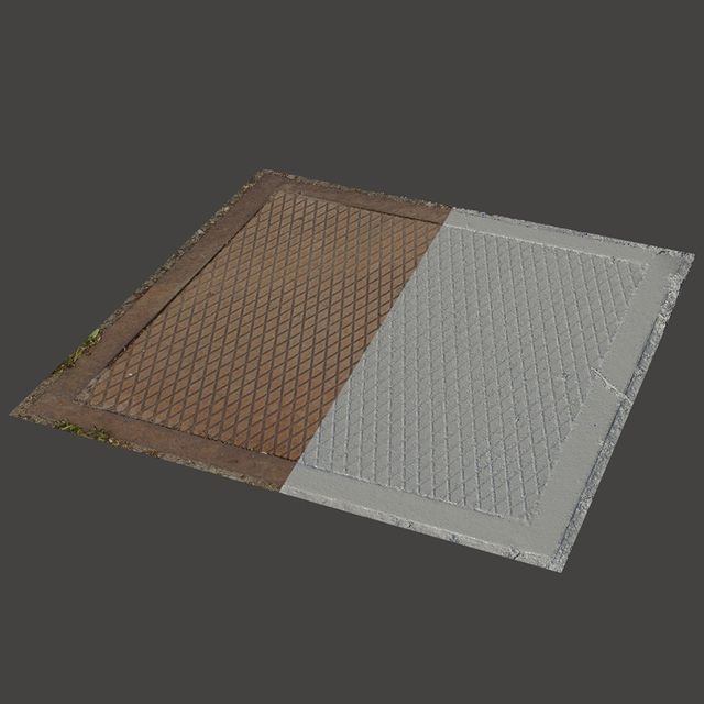 3D Scan of Manhole Cover