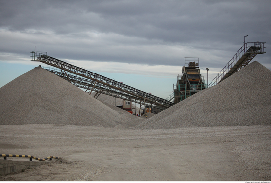 Background Gravel Quarry