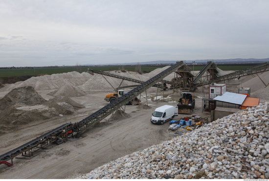 Background Gravel Quarry