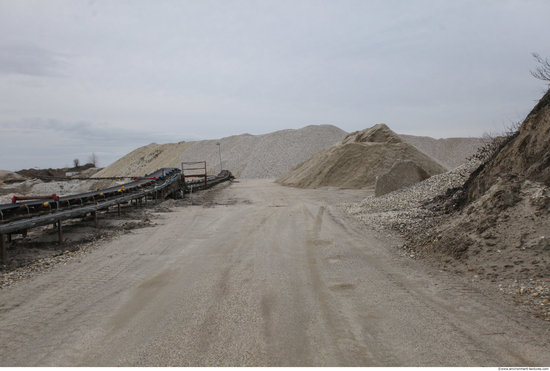 Background Gravel Quarry