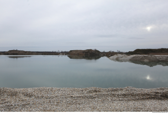 Background Gravel Quarry