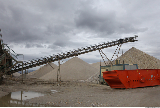 Background Gravel Quarry